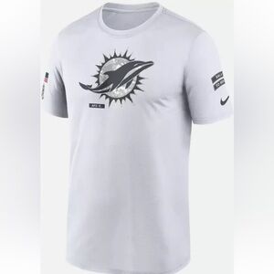 MIAMI DOLPHINS‎ NIKE Salute to Service Legend T-Shirt Size Youth XL 18/20